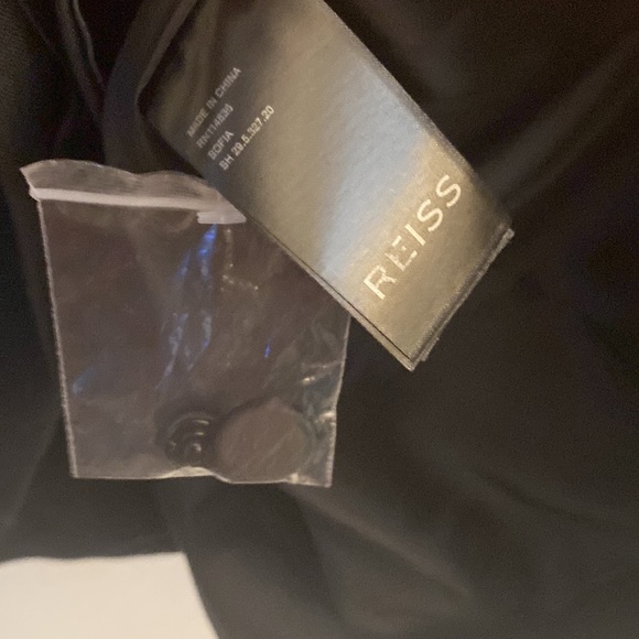 NWOT Reiss Sofia Black Tuxedo Blazer Mini Dress - Picture 9 of 9